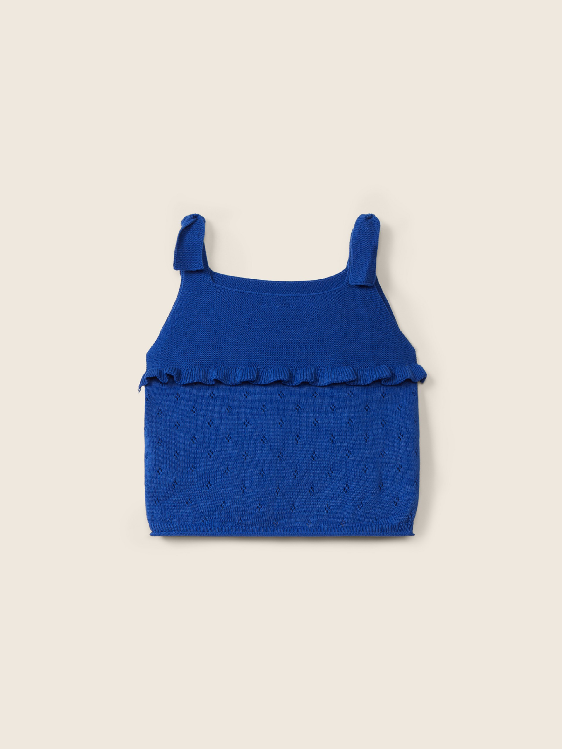 Shoulder straps sweater