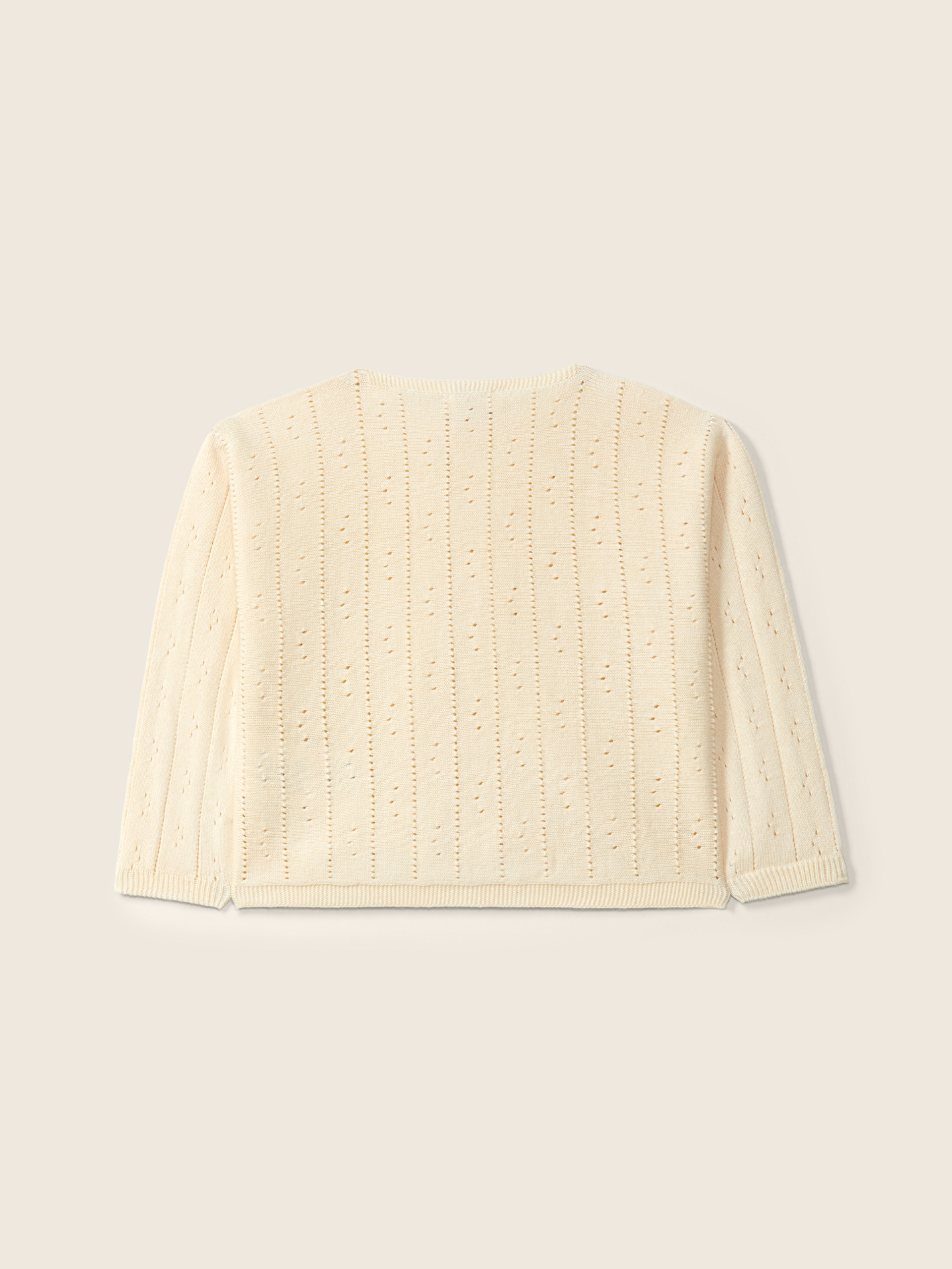 Organic cotton cardigan