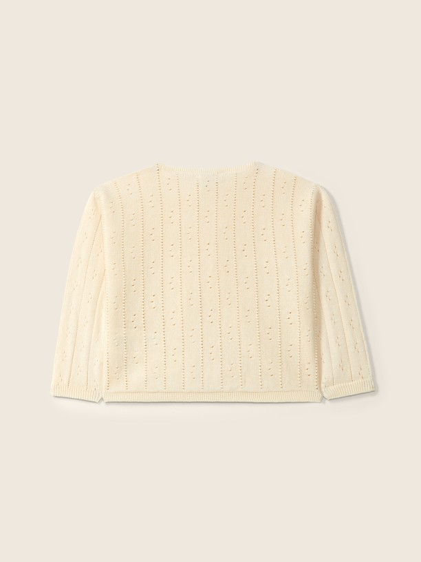 Organic cotton cardigan