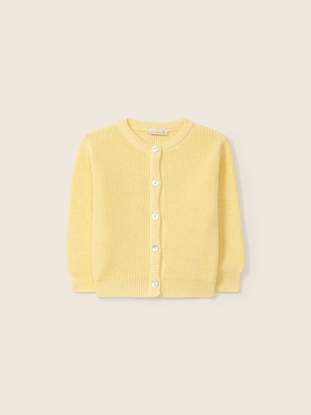 Organic cotton cardigan