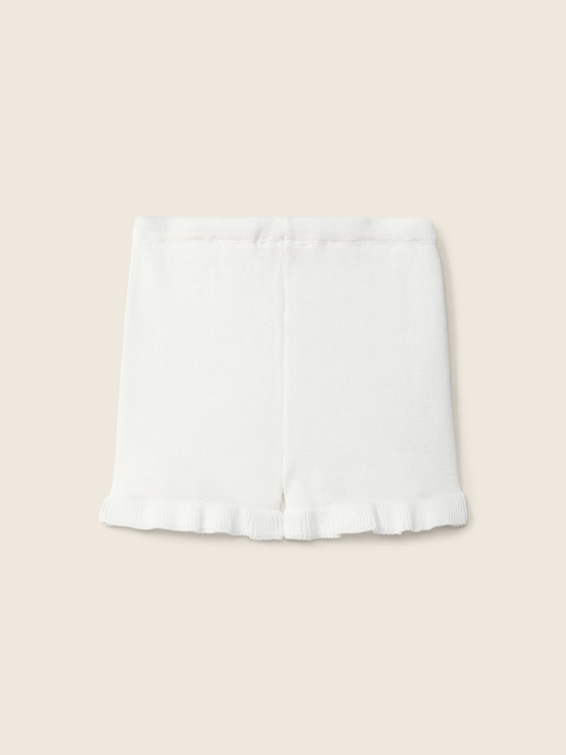 Ruffled leg shorts