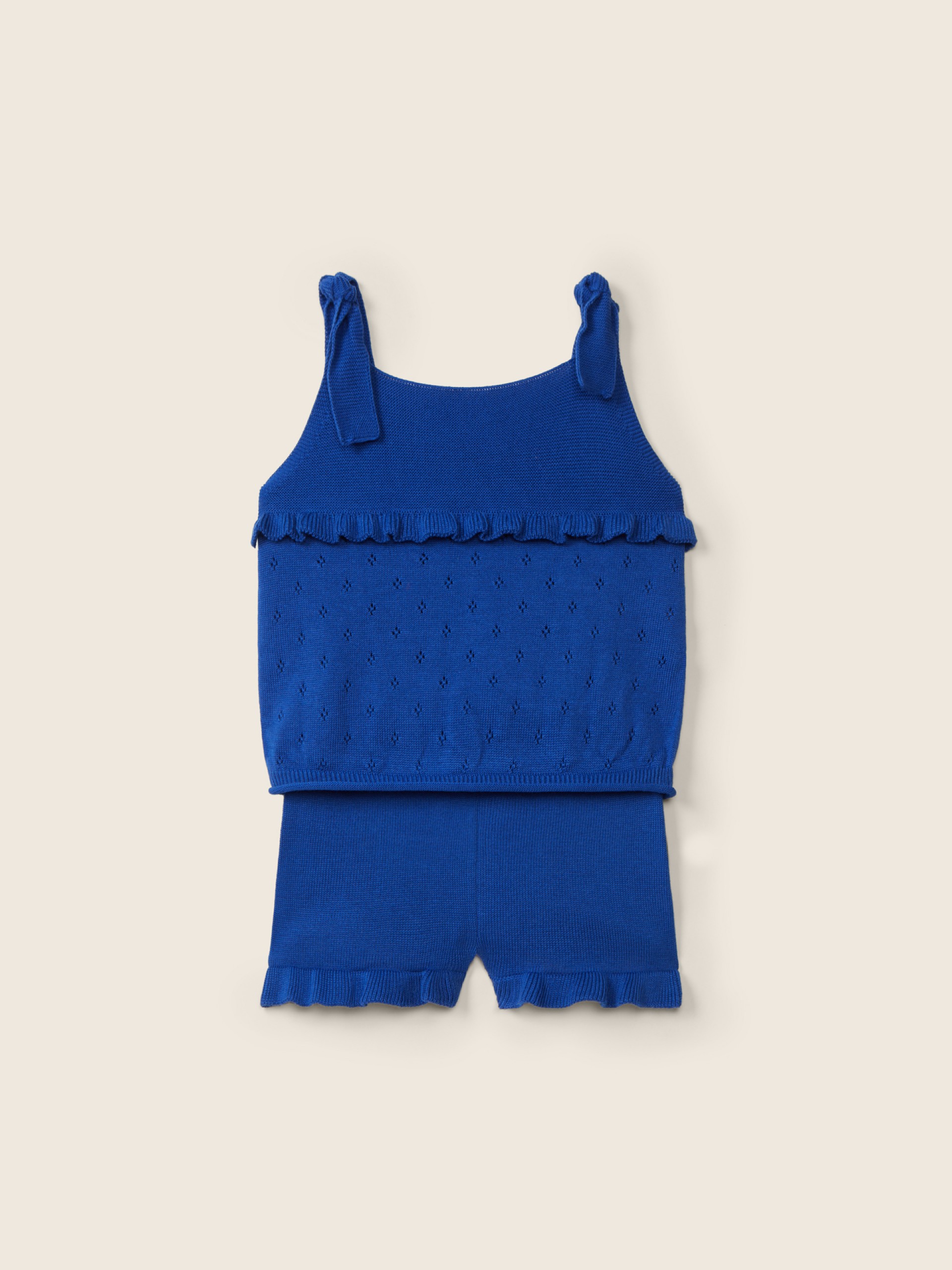 Ruffled leg shorts