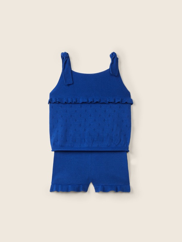 Ruffled leg shorts Ruffled leg shorts