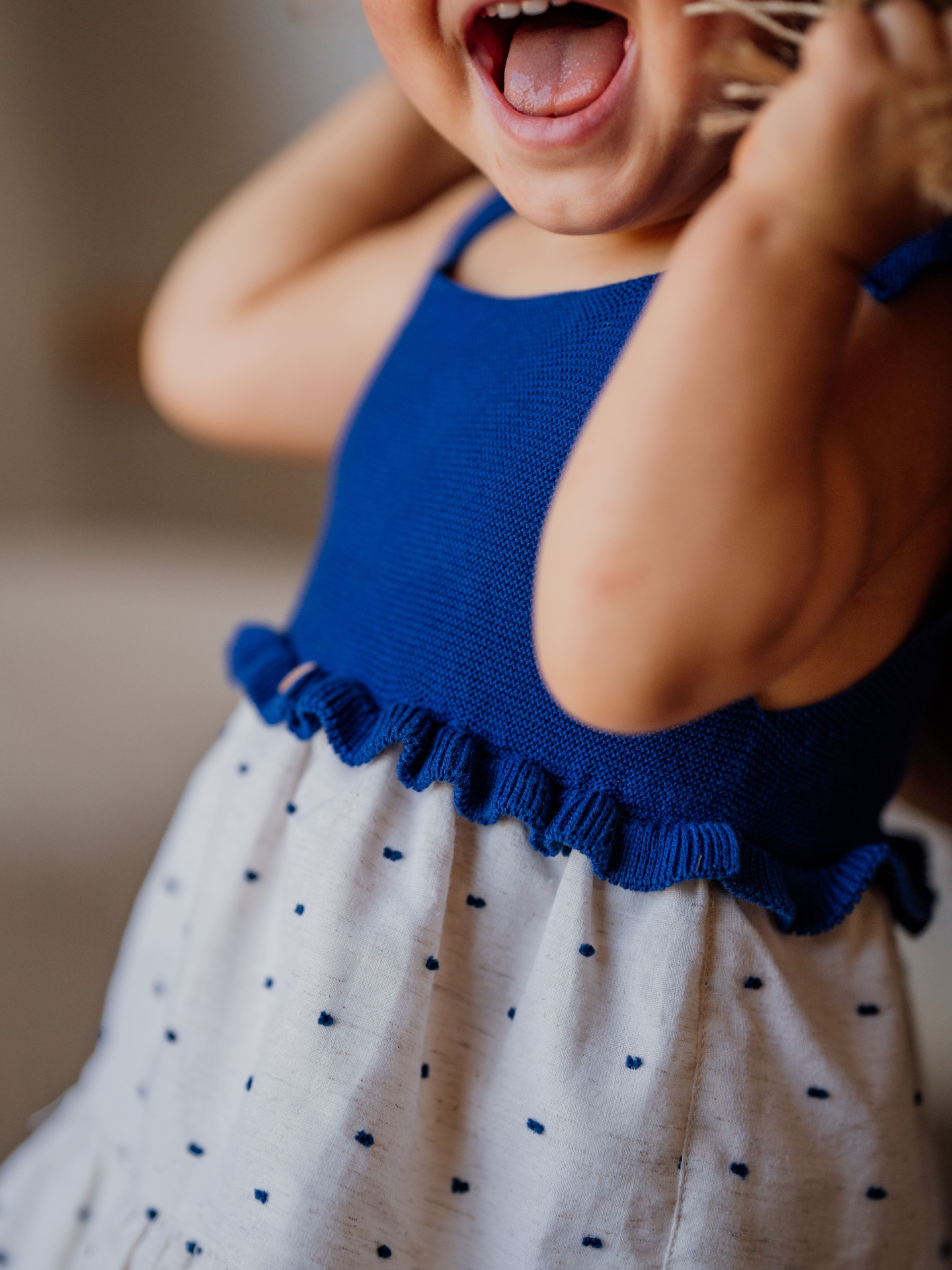 Shoulder straps dress