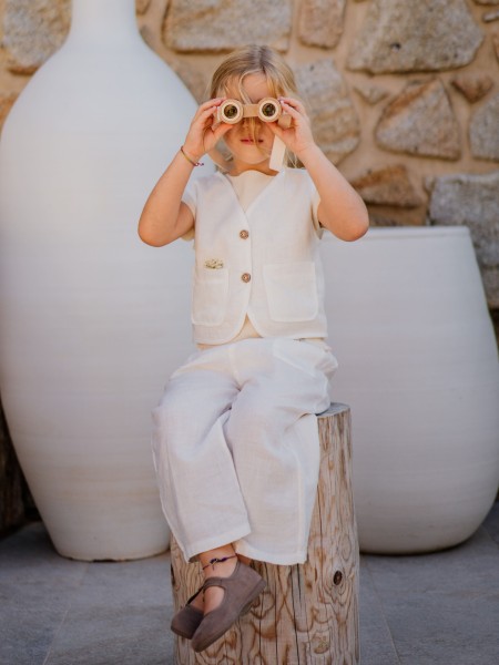Linen vest