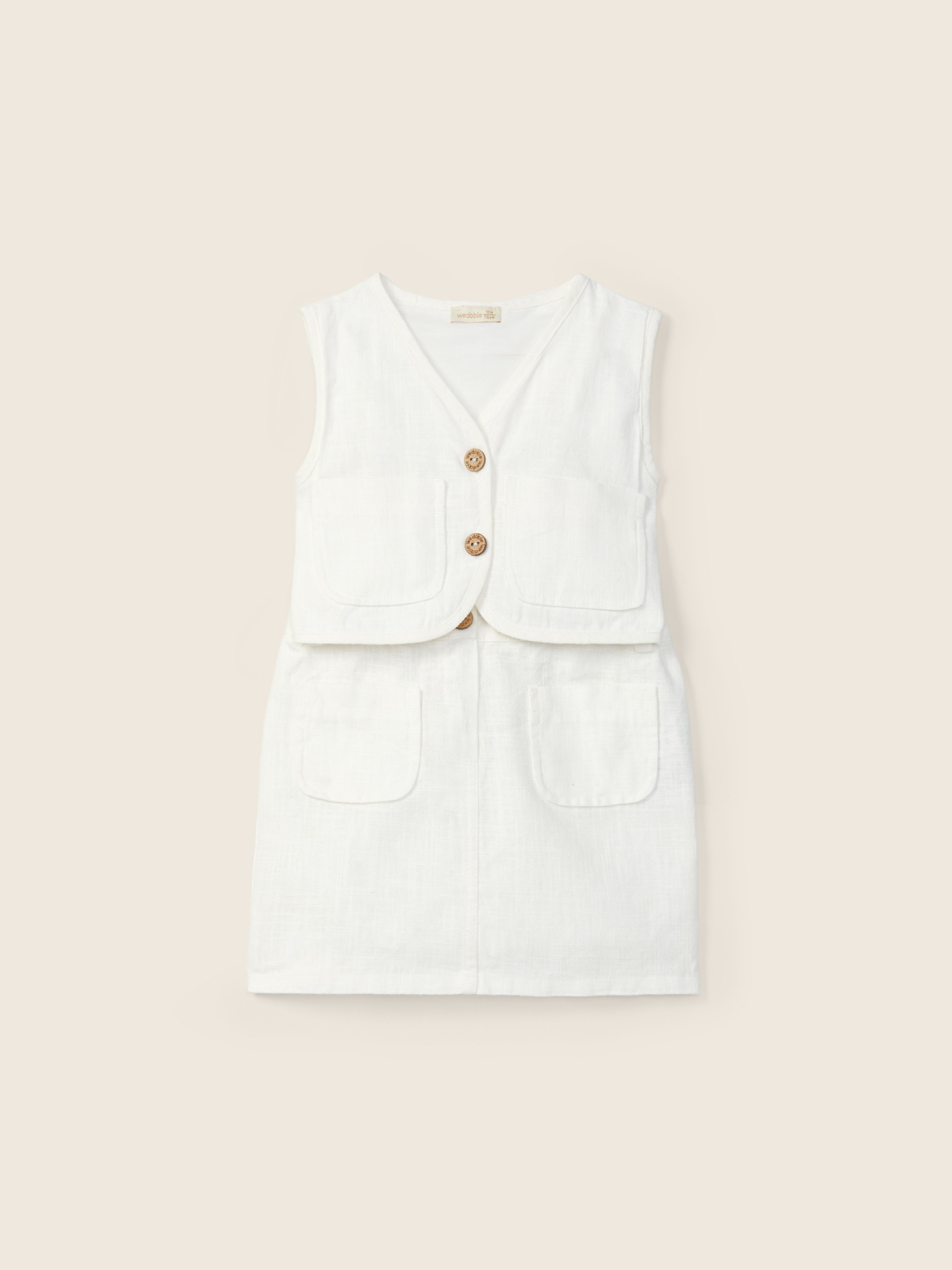 Linen vest