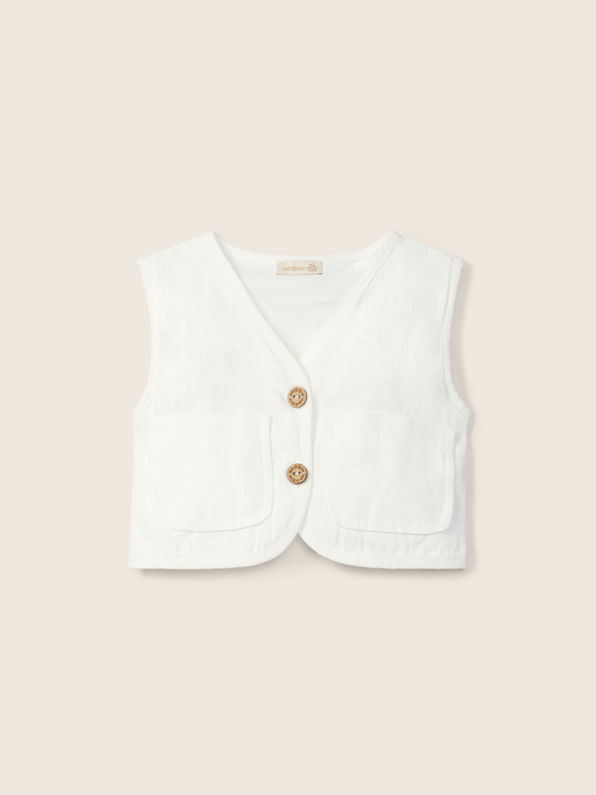 Linen vest