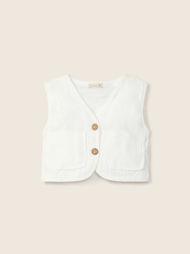Linen vest Linen vest