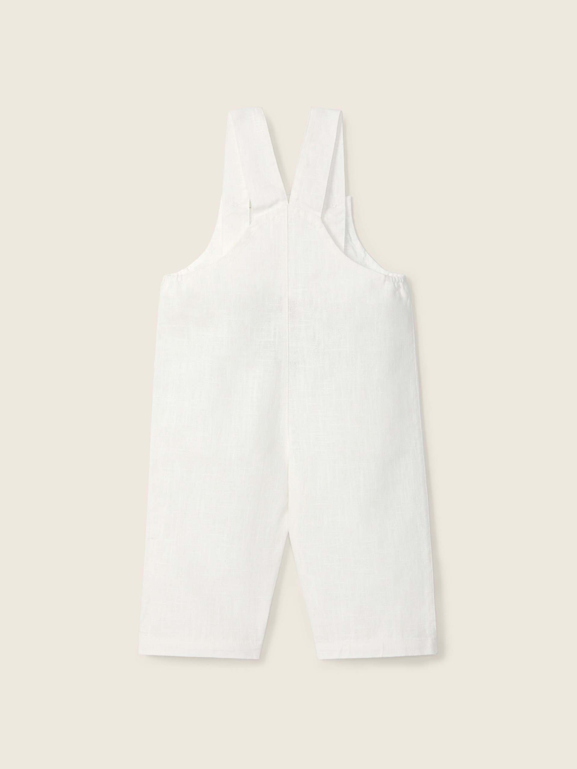 Linen dungarees