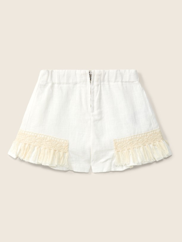 Linen shorts