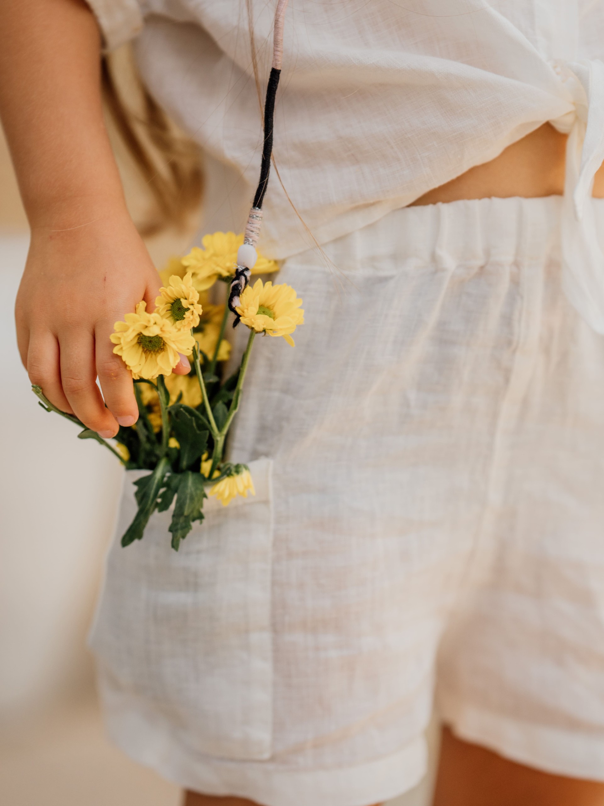 Linen shorts