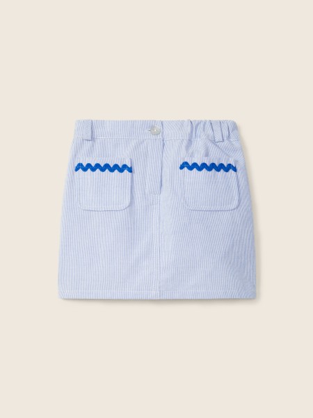 Pinstripe skirt