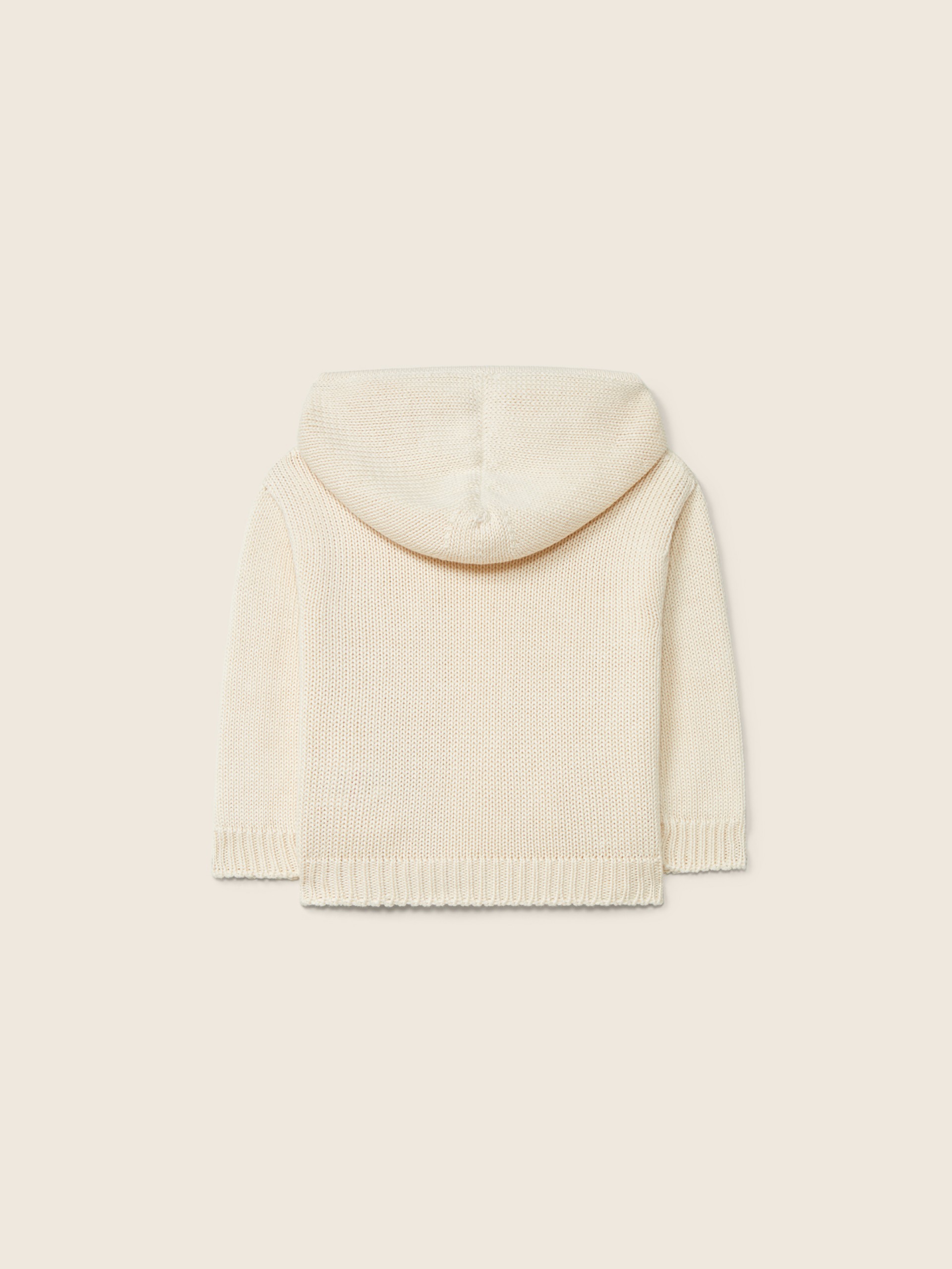 Hooded cardigan