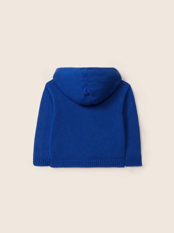 Hooded cardigan