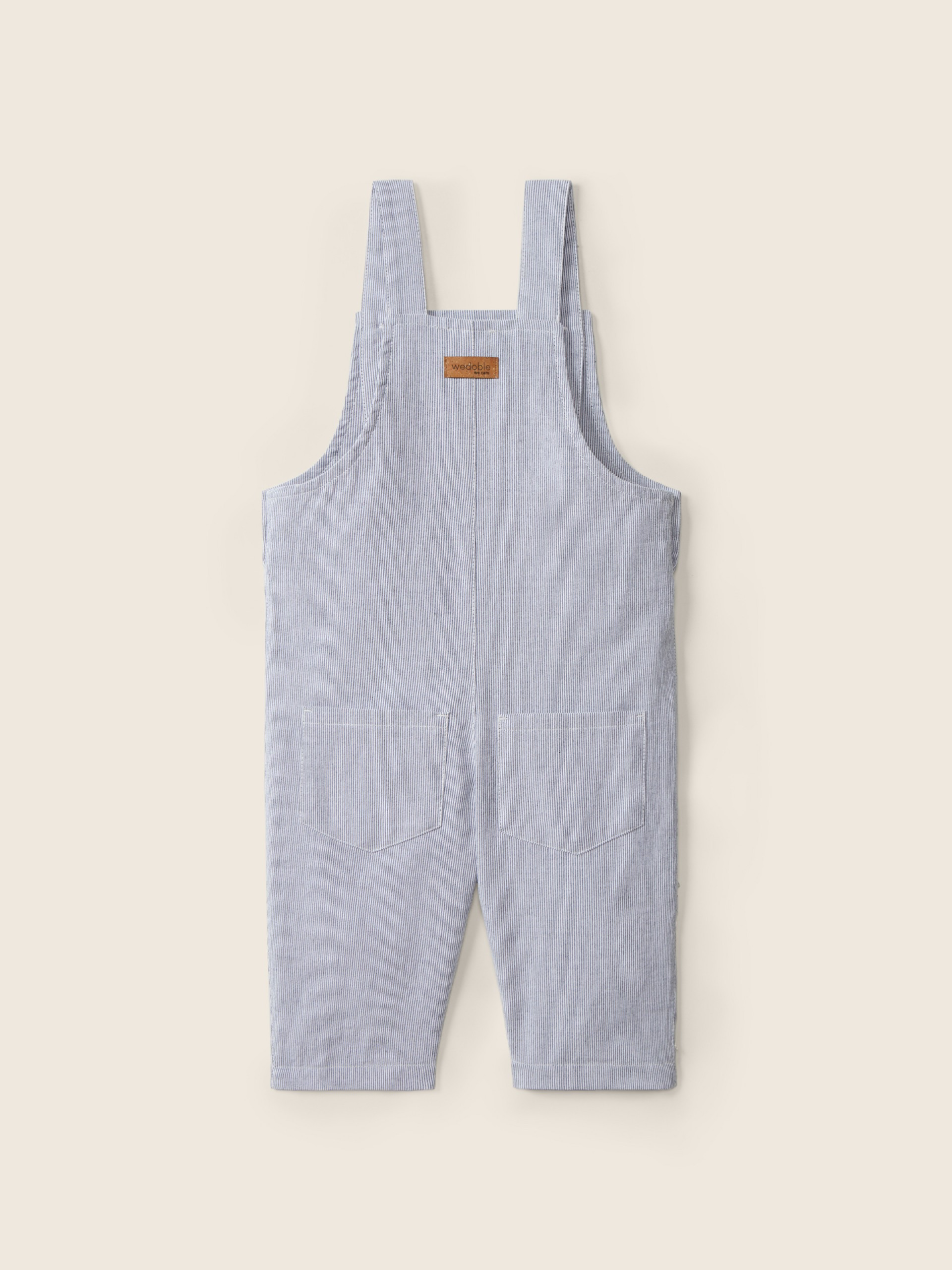 Pinstripe dungarees