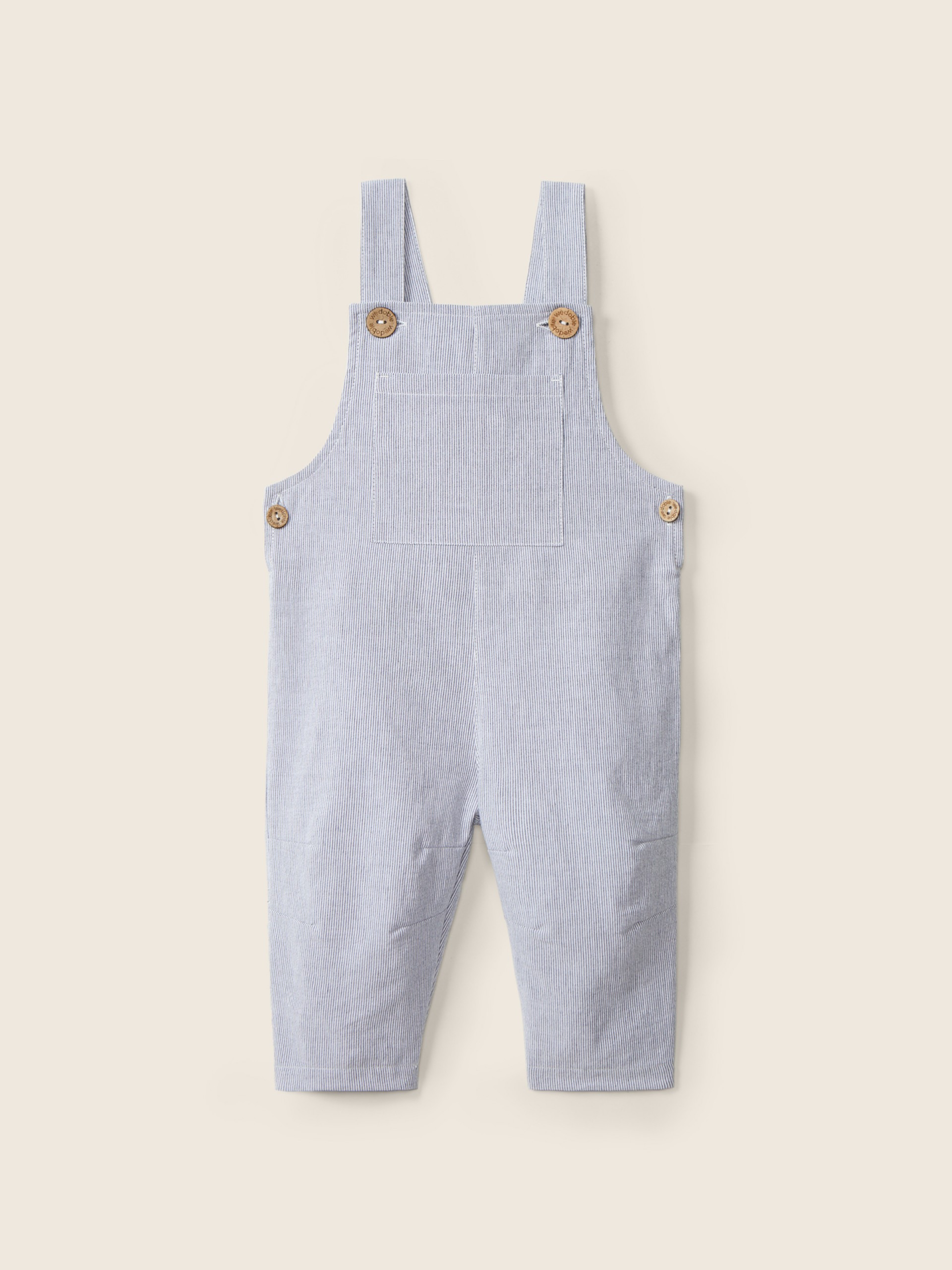 Pinstripe dungarees