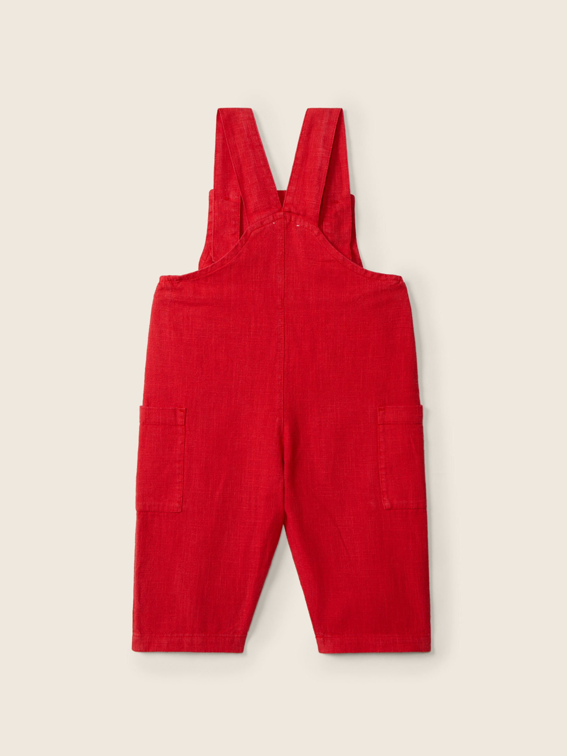 Linen dungarees