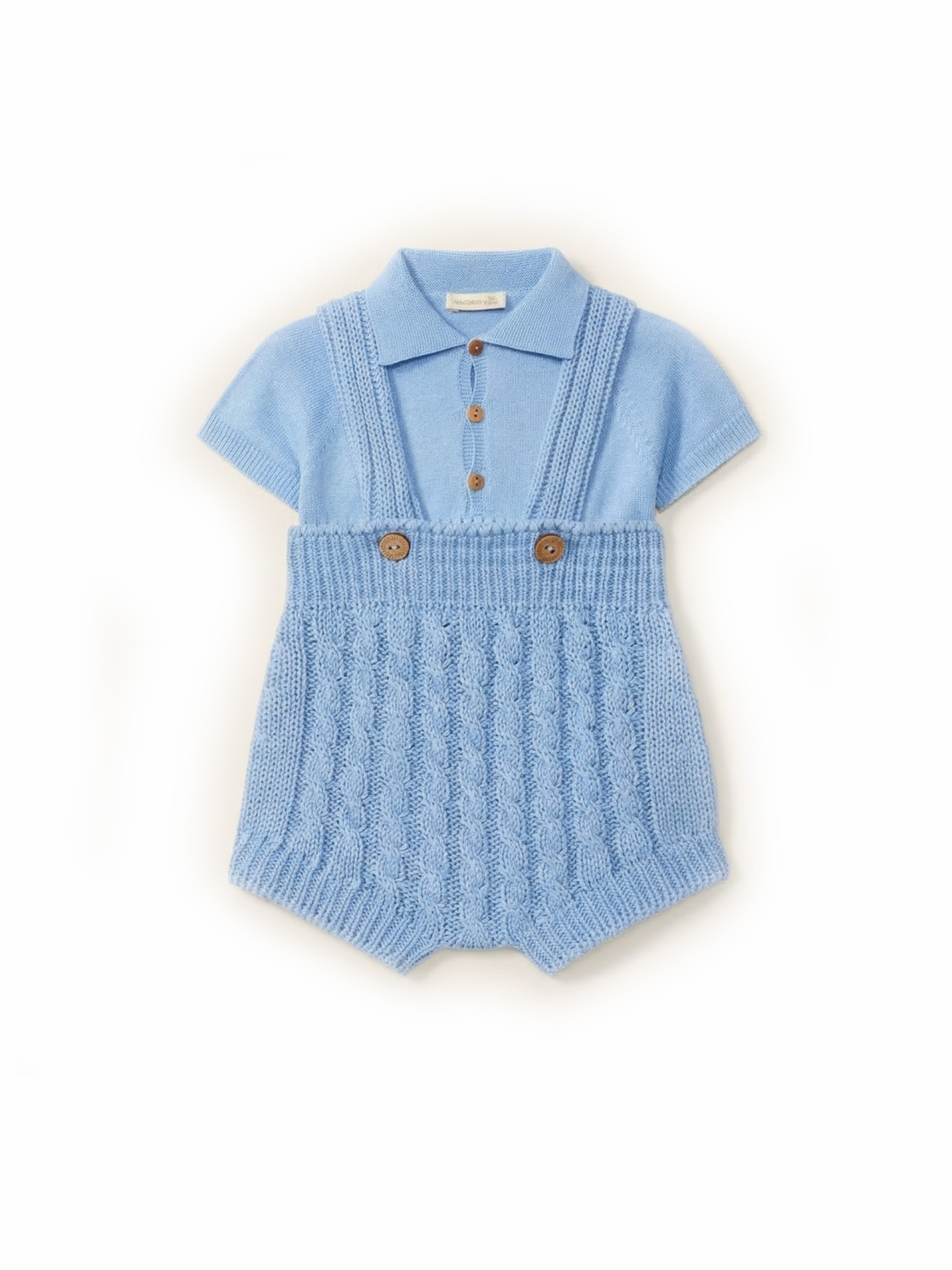 Cotton polo sweater