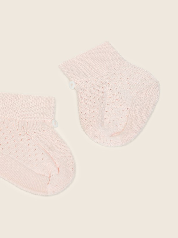 Organic cotton booties Organic cotton booties