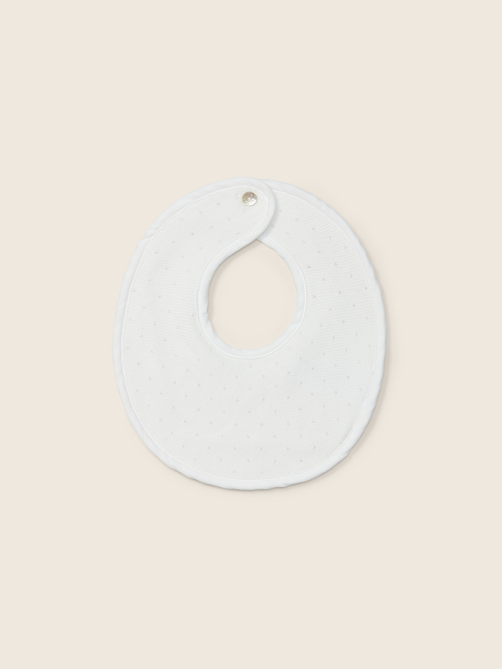 Organic cotton baby bib