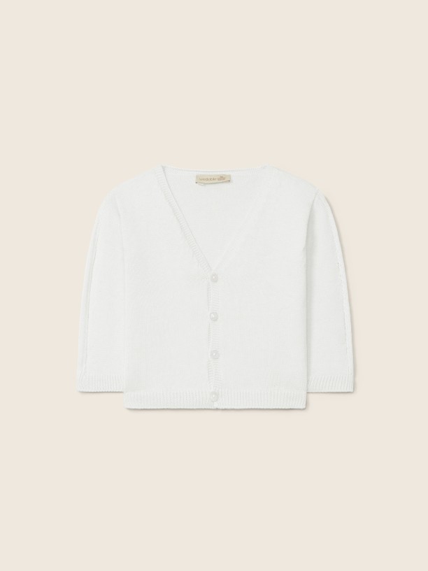 V-neck cardigan V-neck cardigan