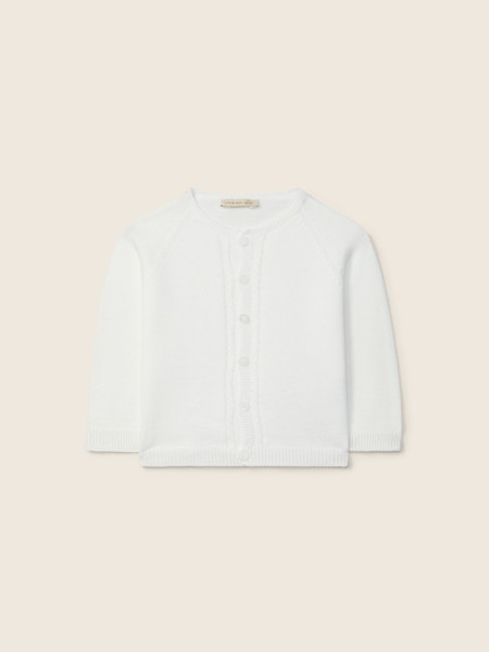 Round-neck cardigan