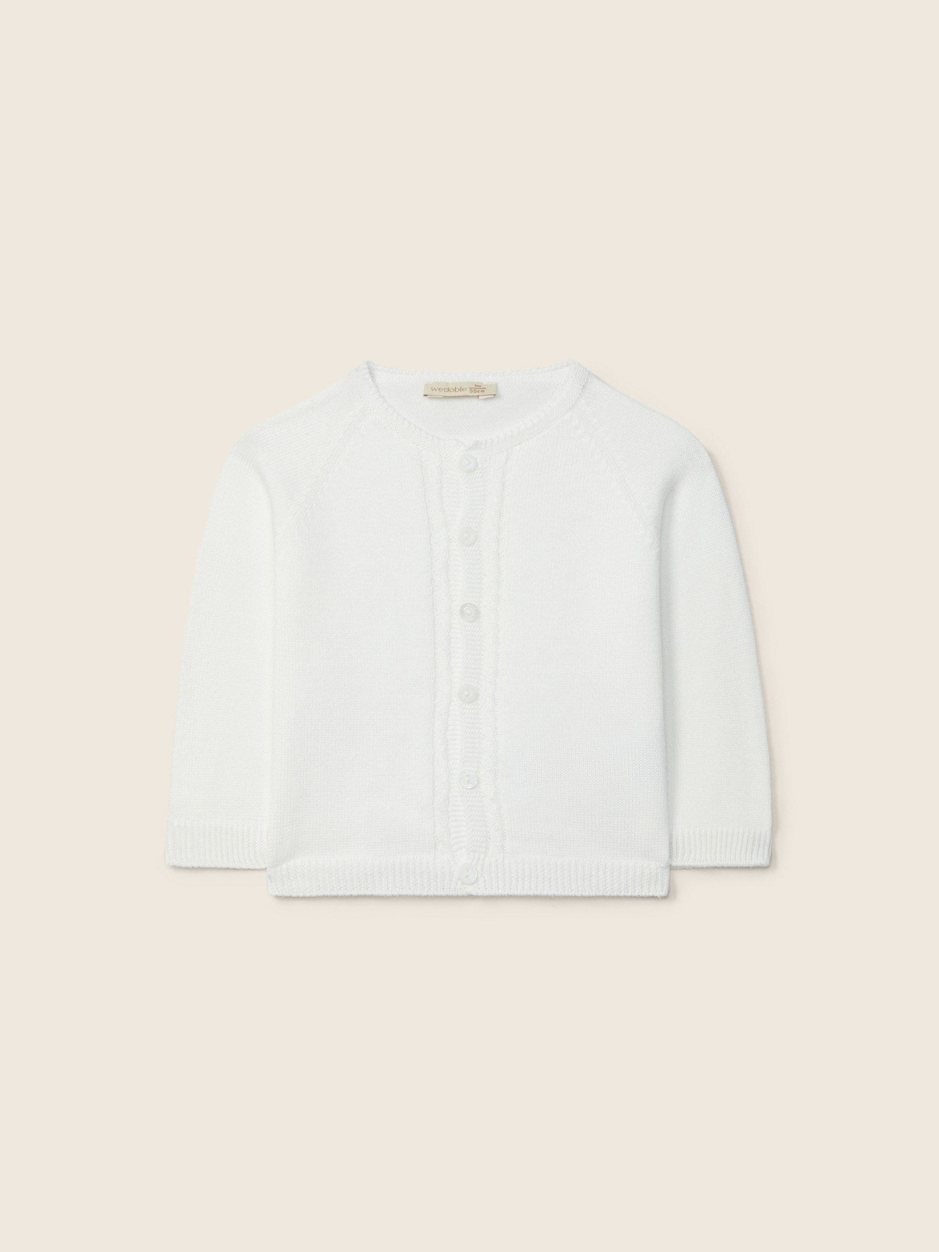 Round-neck cardigan