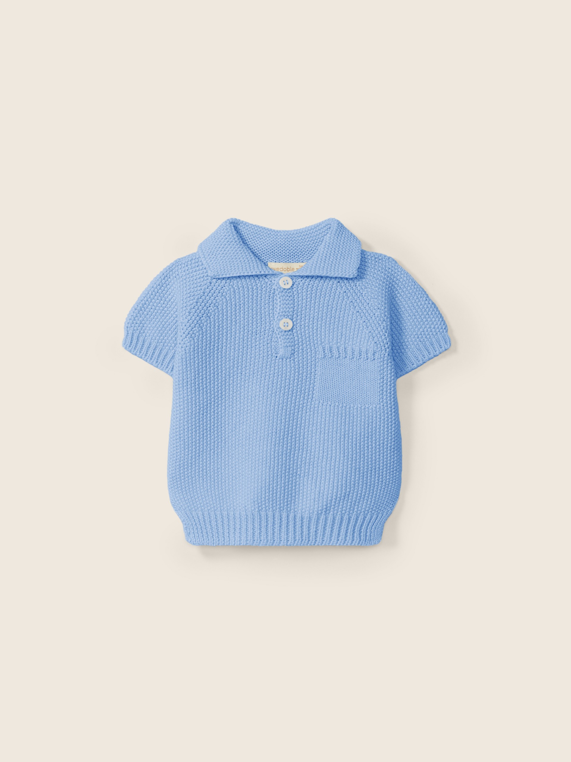 Cotton polo sweater