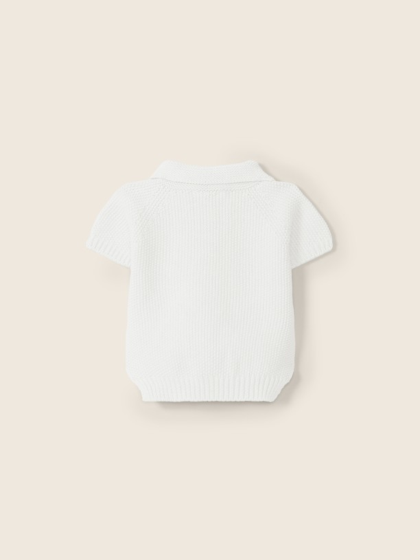 Cotton polo sweater Cotton polo sweater