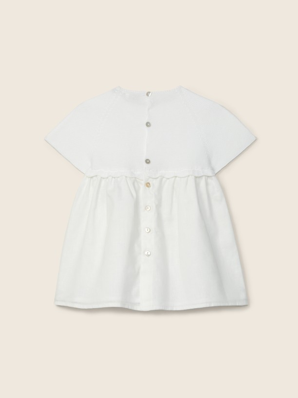 Dress with linen Dress with linen