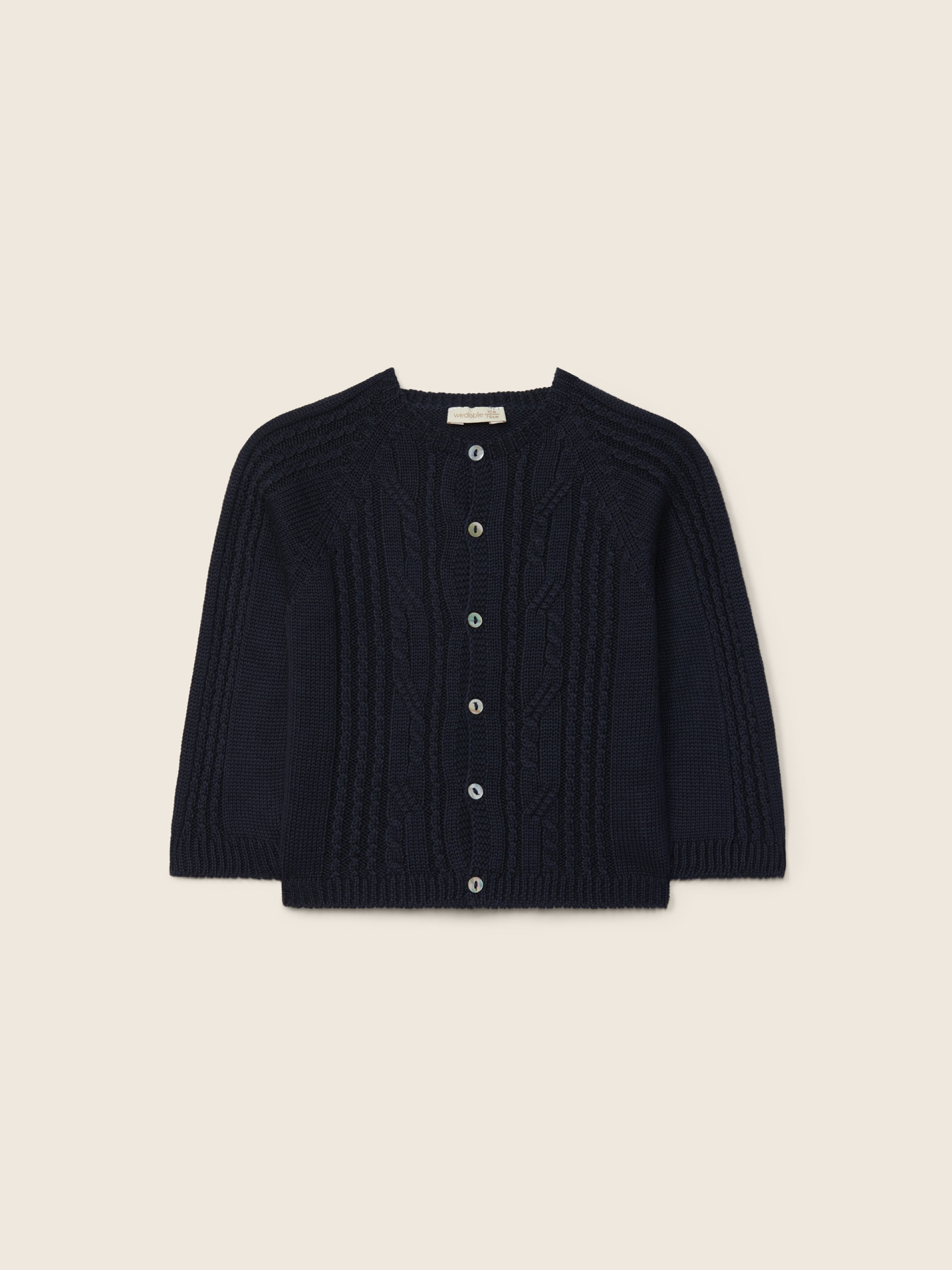 Organic cotton cardigan