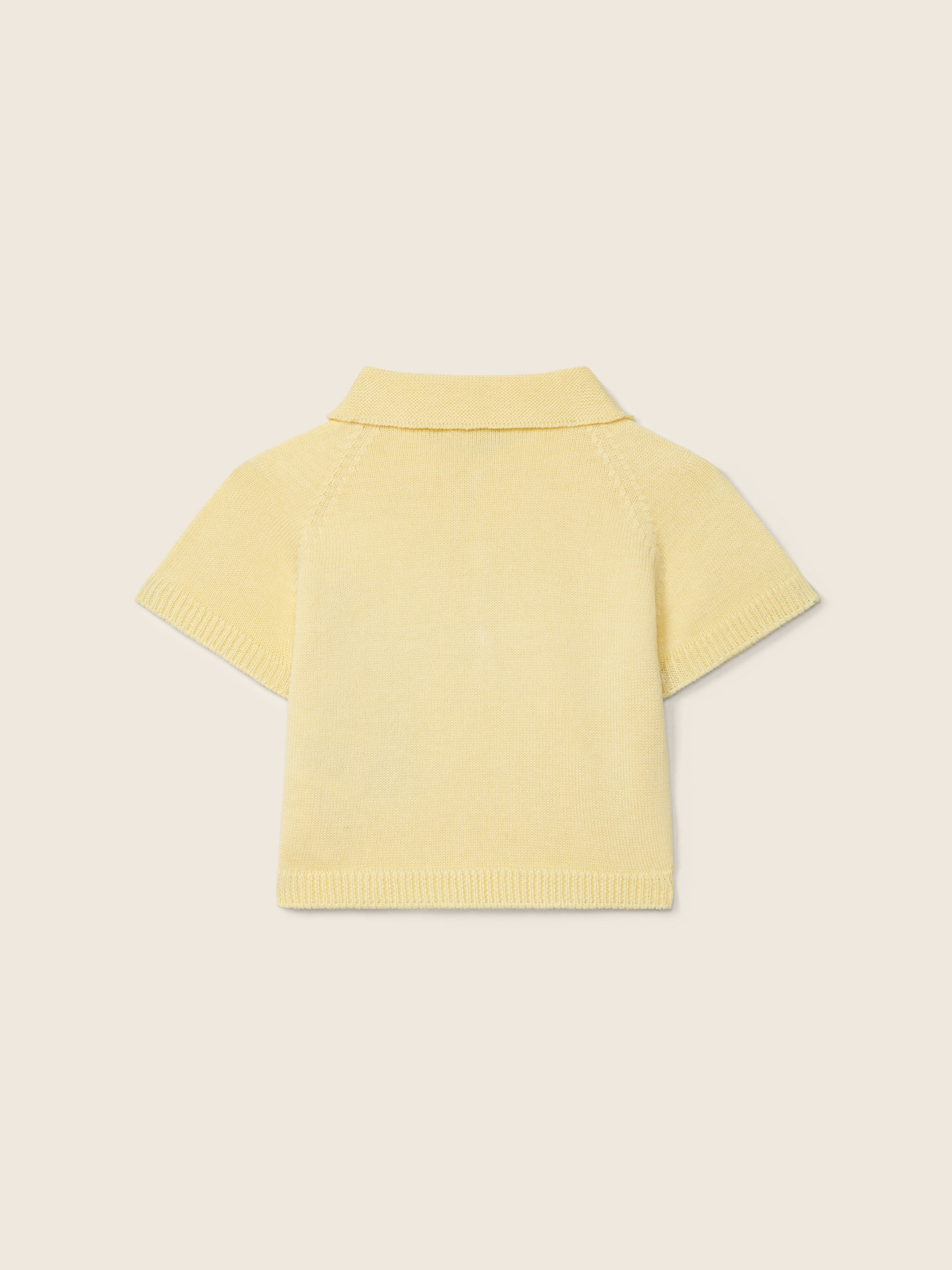 Cotton polo sweater