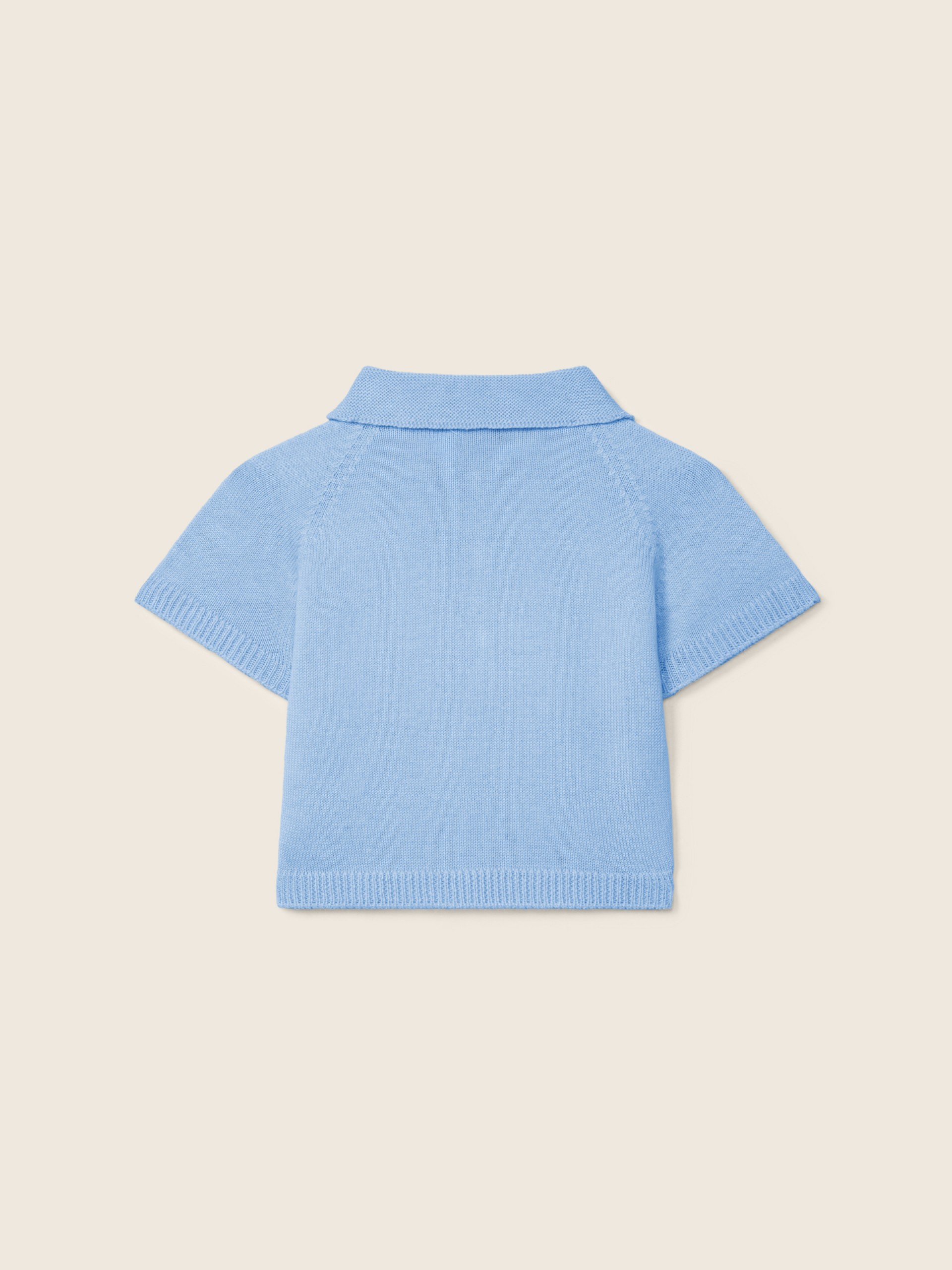 Cotton polo sweater