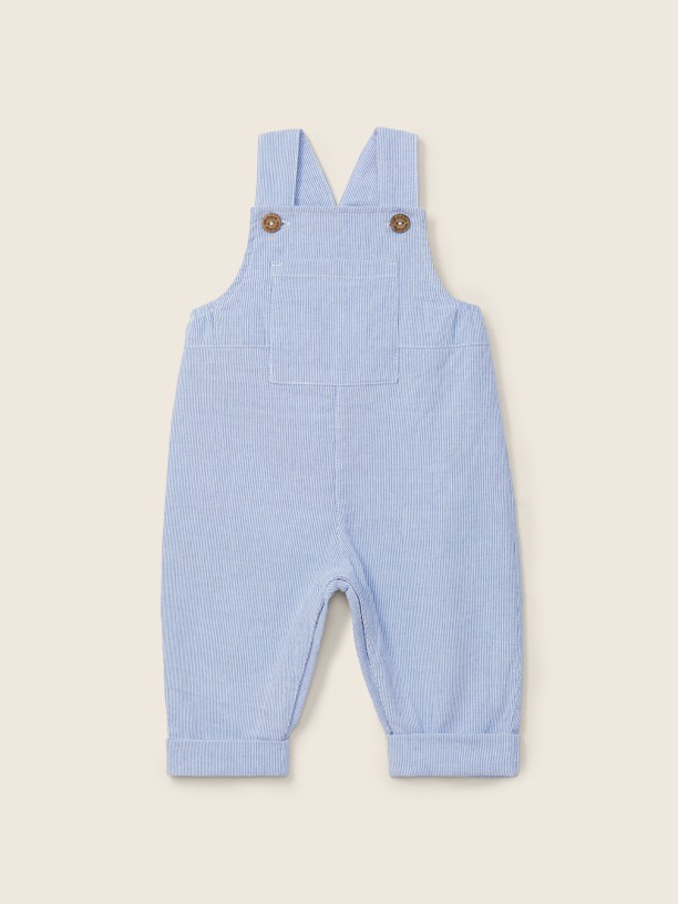 Pinstripe dungarees Pinstripe dungarees