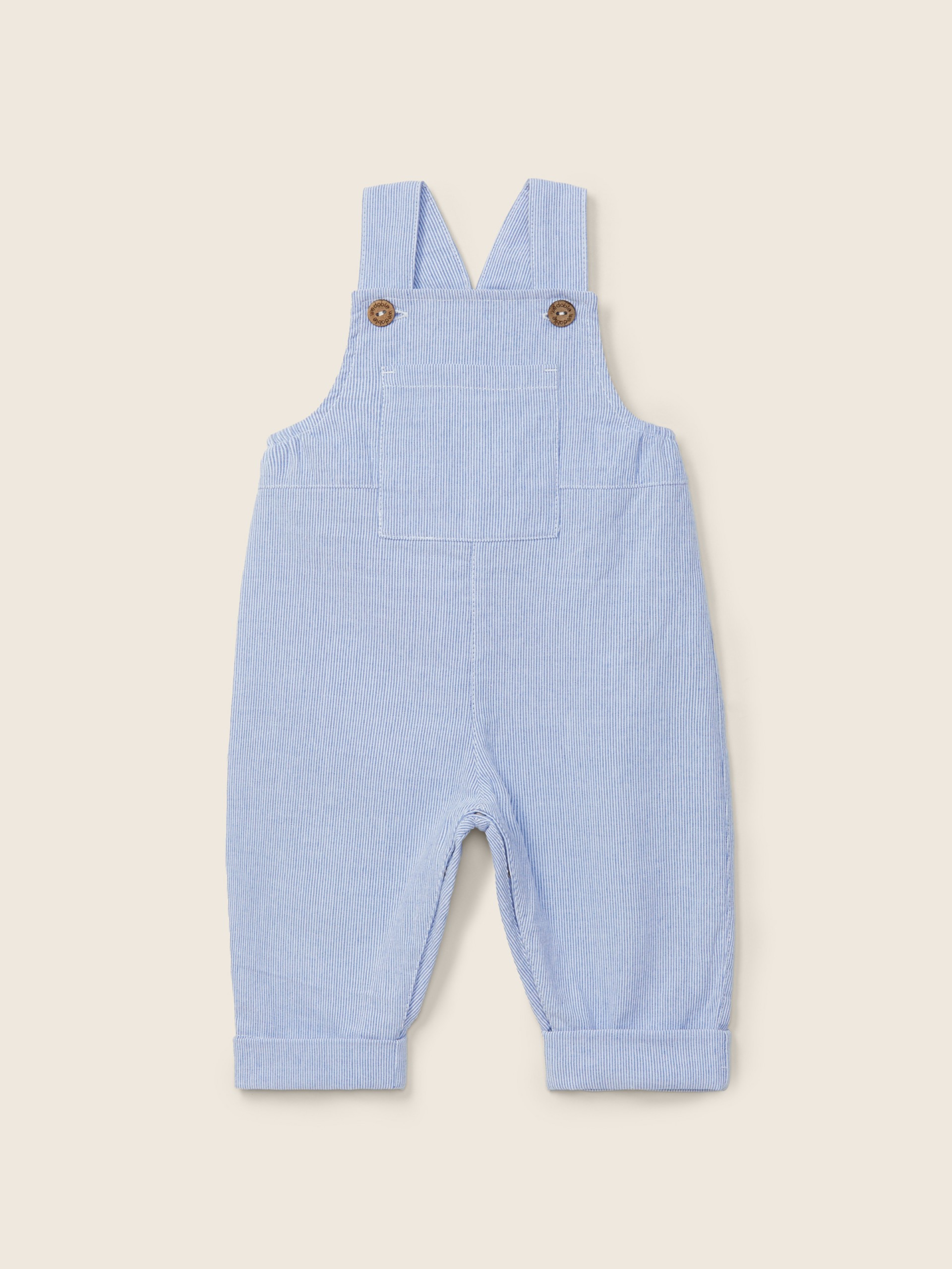 Pinstripe dungarees