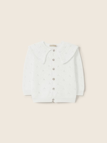 Organic cotton cardigan
