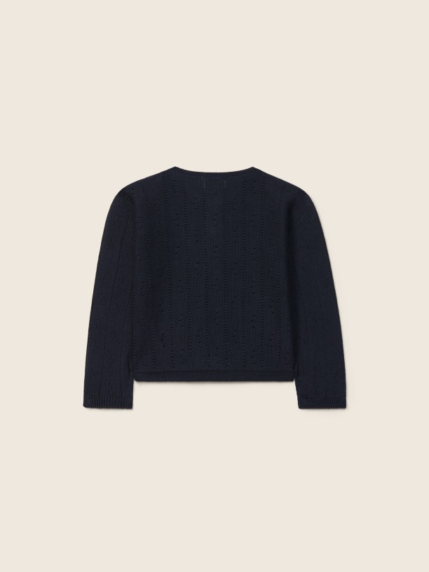 Organic cotton cardigan
