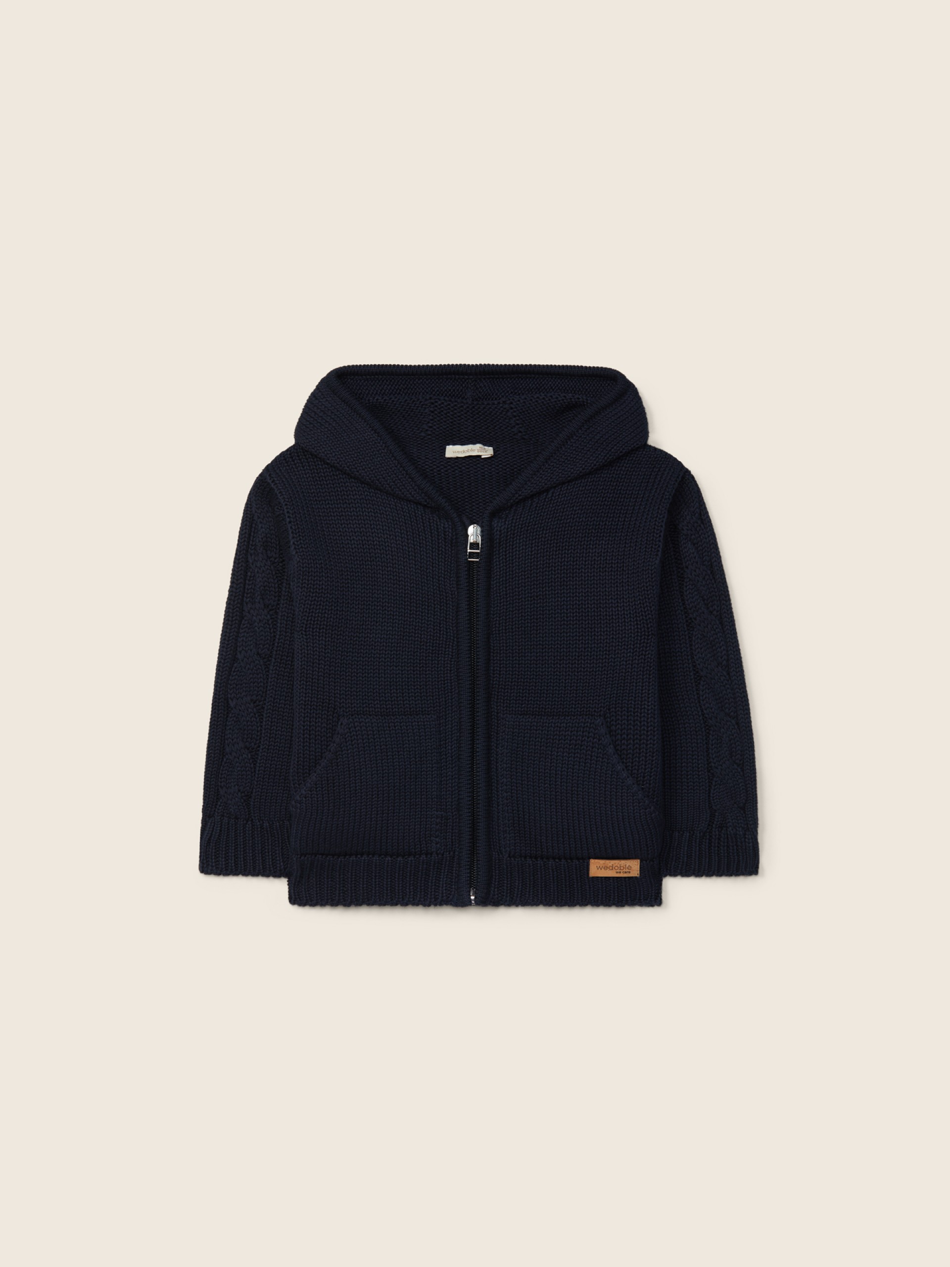 Hooded cardigan