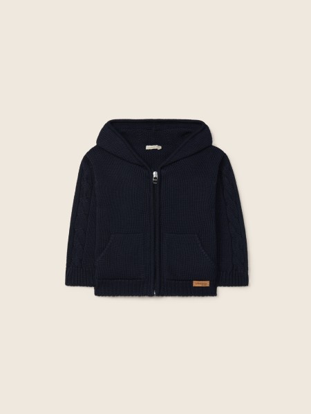 Hooded cardigan