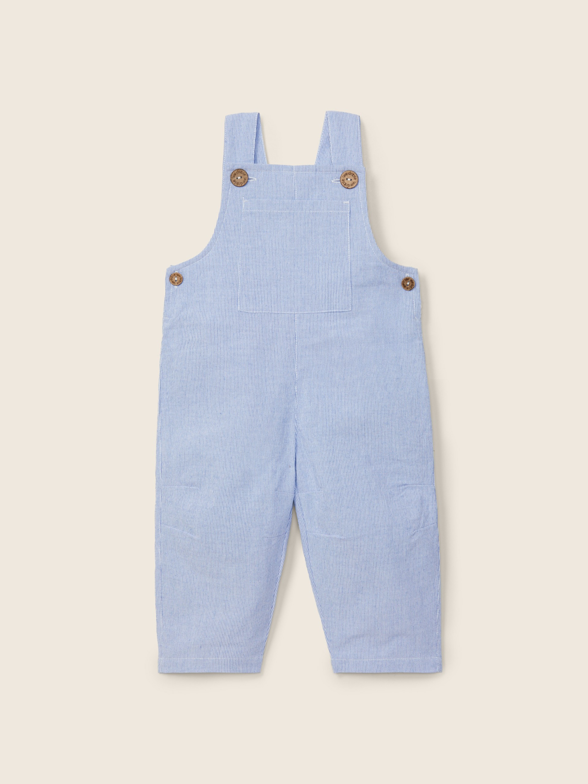Pinstripe dungarees