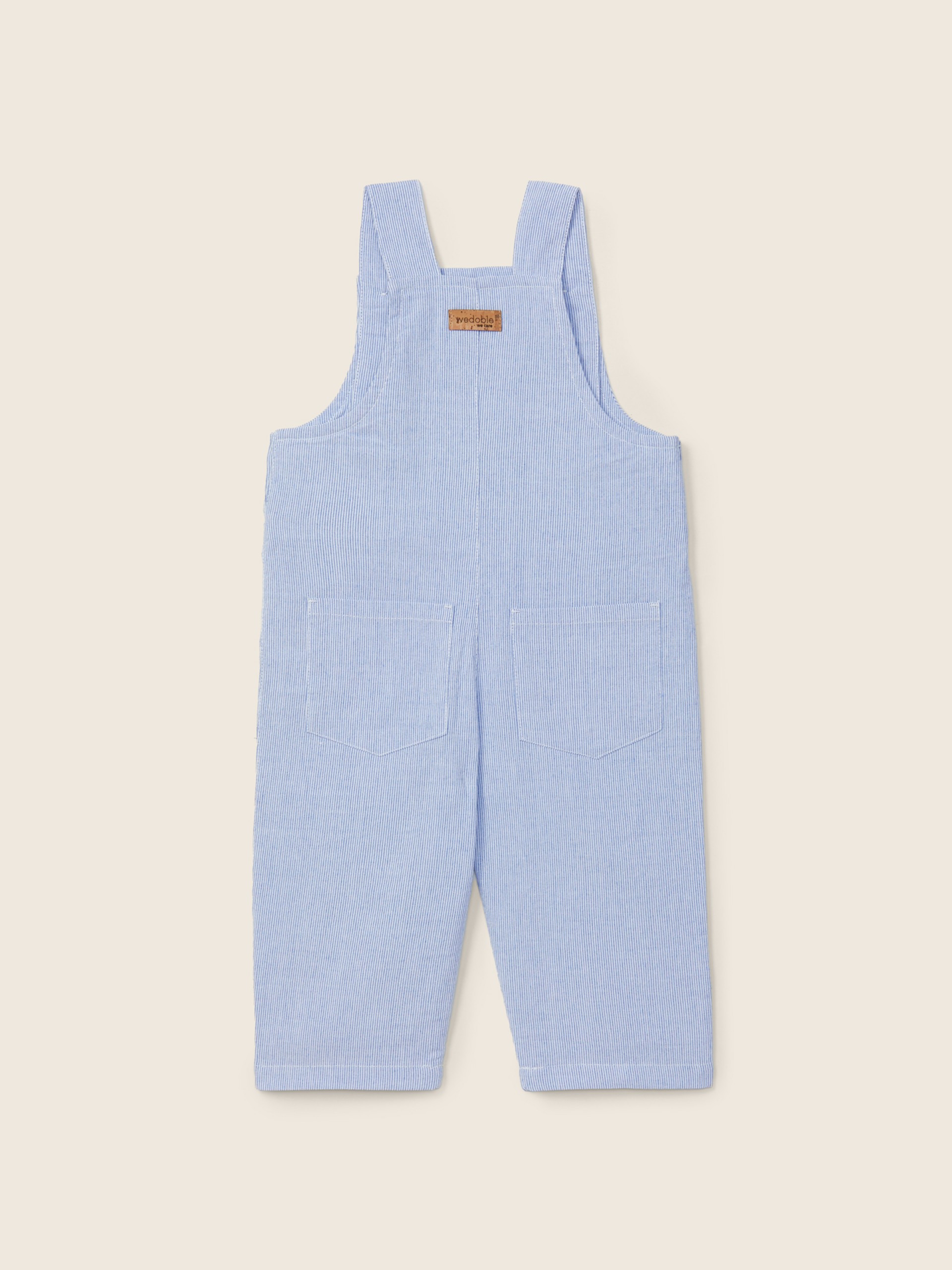 Pinstripe dungarees