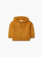 Hooded wool cardigan Hooded wool cardigan