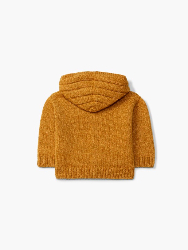 Hooded wool cardigan Hooded wool cardigan
