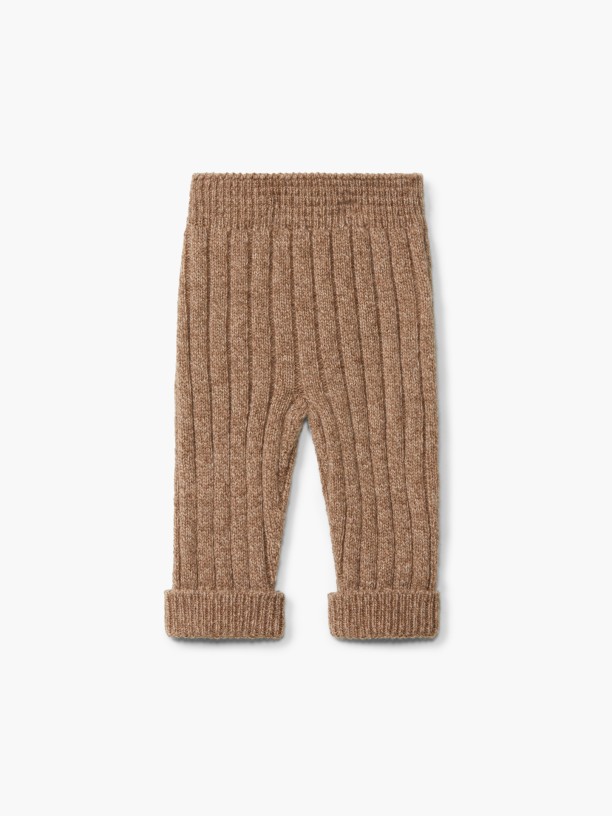 Knitted wool trousers Knitted wool trousers