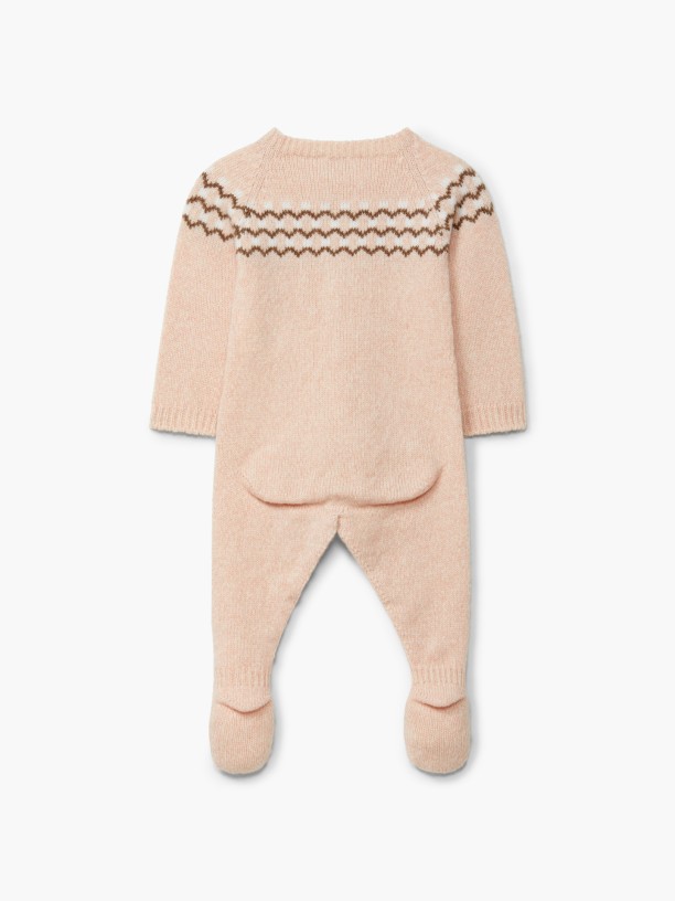 Knitted wool babygrow Knitted wool babygrow