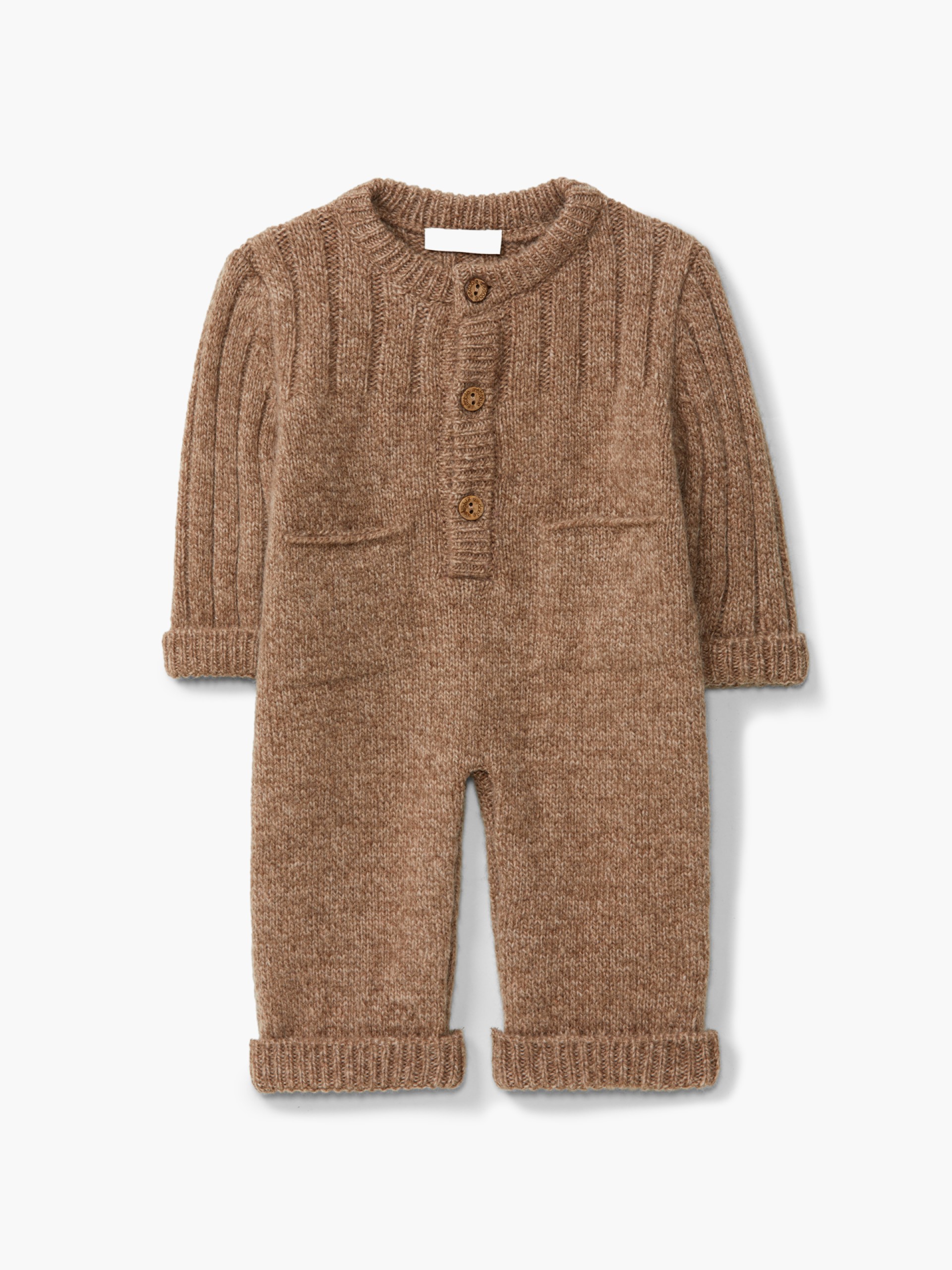 Knitted wool jumpsuit