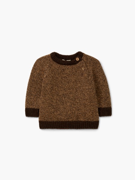 Knitted wool sweater