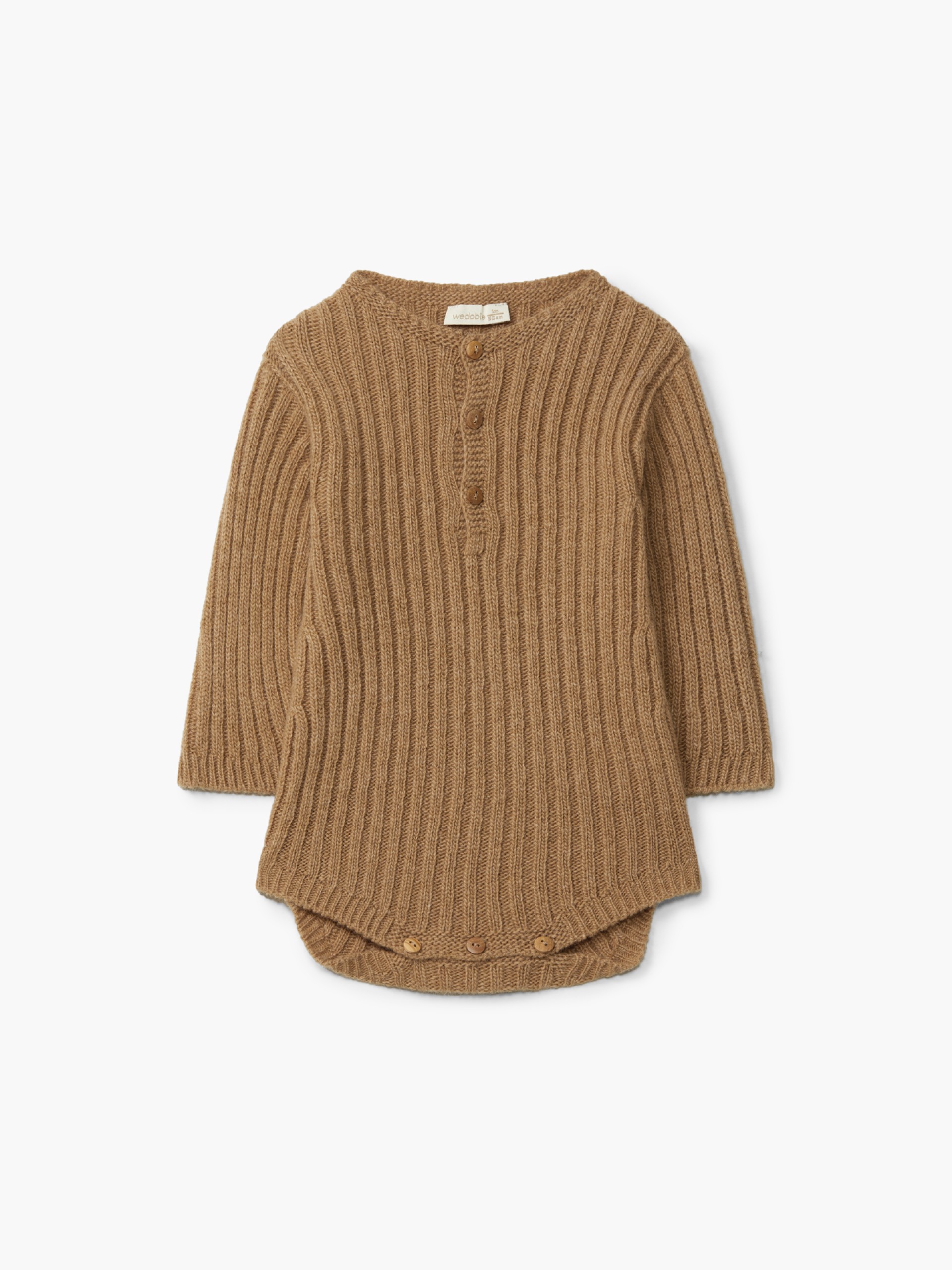 Knitted wool shortie