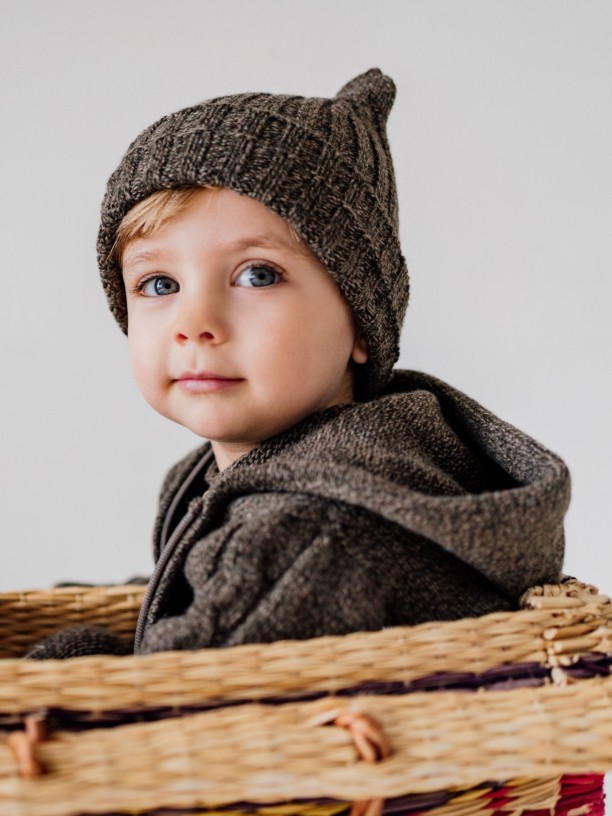 Knitted wool beanie Knitted wool beanie