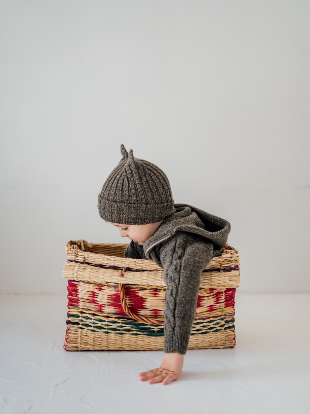 Knitted wool beanie Knitted wool beanie